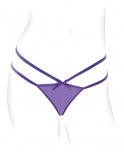 Fantasy For Her Petite Panty Thrill-Her O/S Purple