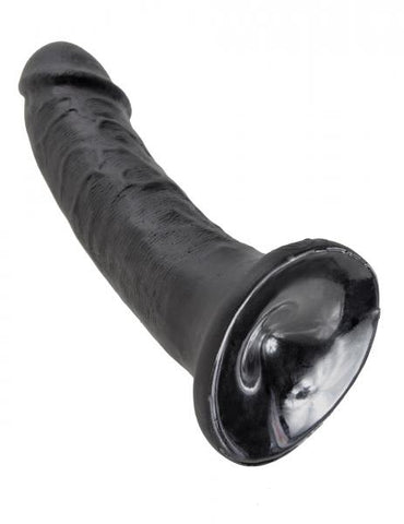 King Cock 6 Inches Cock Black