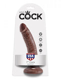 King Cock 7 Inches Cock - Brown