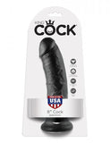 King C*ck 8 Inch Dildo - Black