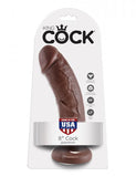 King C*ck 8 Inches Dildo - Brown