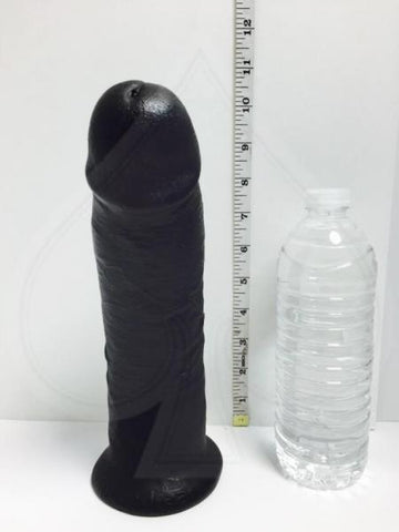 King Cock 10 Inch Dildo - Black