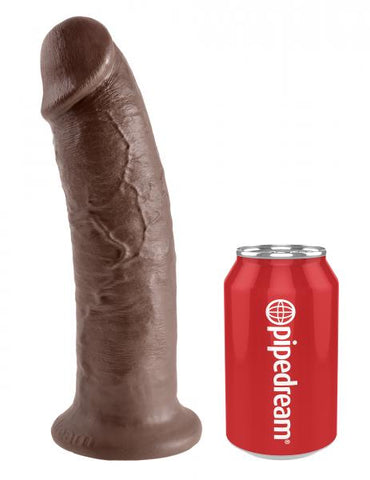 King Cock 10 Inch Dildo - Brown