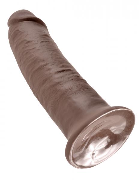 King Cock 10 Inch Dildo - Brown