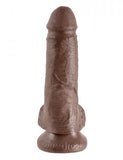 King Cock 7 Inch Cock - Brown