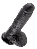 King Cock 8 Inch Cock - Black