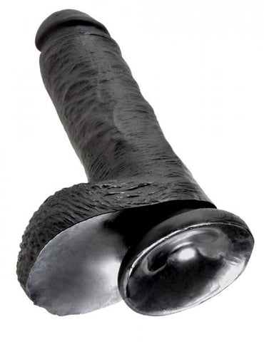 King Cock 8 Inch Cock - Black