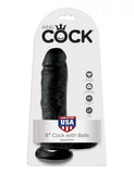 King Cock 8 Inch Cock - Black