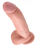 King Cock 9 Inches Cock Balls Beige