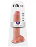 King Cock 11 Inch Cock - Beige