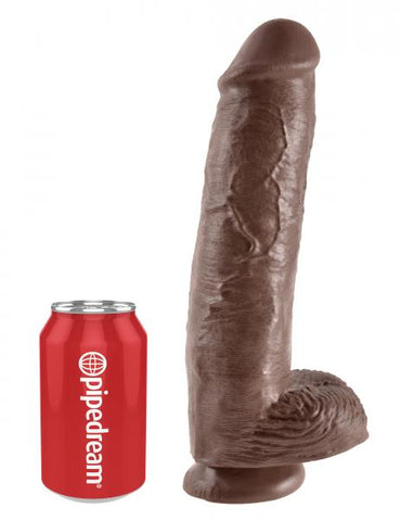 King Cock 11 Inch Cock - Brown