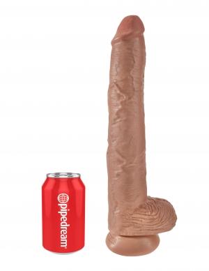 King Cock 14 Inch Cock - Tan