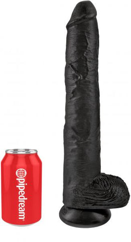King Cock 14 Inch Cock - Black