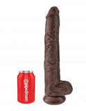 King Cock 14 Inch Cock - Brown