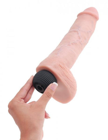 King Cock 8 inches Squirting Beige Dildo