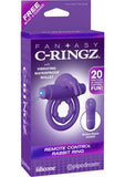 Fantasy C-Ringz Remote Rabbit Ring Purple