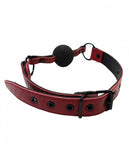 Rouge Anaconda Ball Gag Burgundy Black