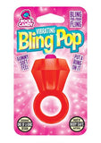 Rock Candy Bling Pop Ring Red Vibrating Cock Ring
