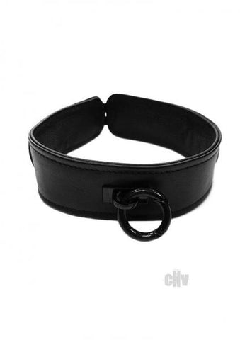 Leather Collar Black