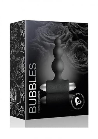 Petite Sensations Bubbles Black Butt Plug