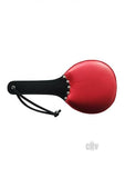 Rouge Leather Padded Ping Pong Paddle Black/red