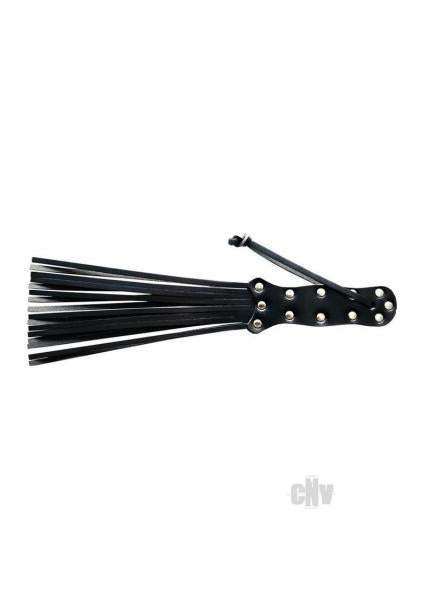 Rouge Leather Spiral Paddle Black
