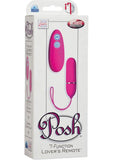 Posh 7 Function Lovers Remote Bullet Vibrator Pink