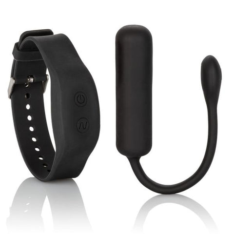 Wristband Remote Petite Bullet Vibrator Black