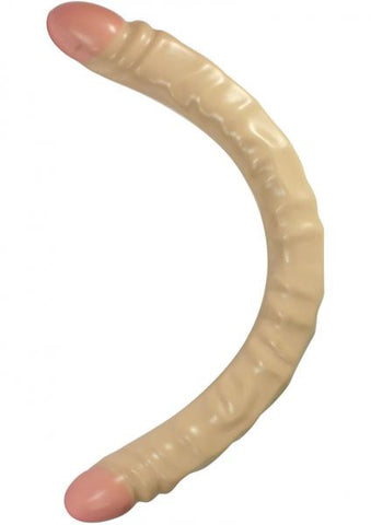 Slim Jim Duo Double Dong 17 Inch Ivory