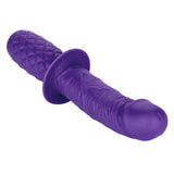 Silicone Grip Thruster Purple G-Spot Dildo