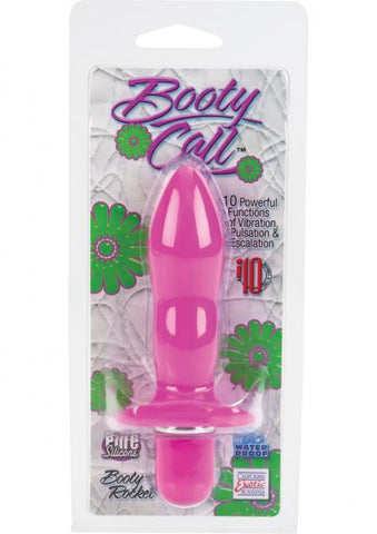 Booty Rocket 10 Functions Silicone Waterproof Probe - Pink