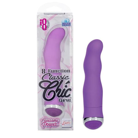Classic Chic Curve 8 Function Purple Vibrator