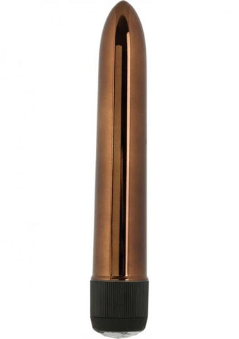 Precious Metal Gems Traditional Vibrator Bronze