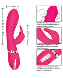 Jack Rabbit Silicone Ultra Soft Rabbit Vibrator Pink