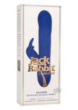 Jack Rabbit Rotating Beaded Rabbit Vibrator Blue