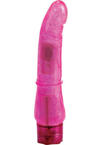 10 Function Hot Pink Stud Jelly Dong