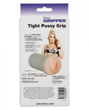 Ribbed Gripper Tight Pussy Ivory Stroker