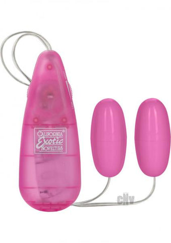 Pocket Exotics Double Pink Passion Bullet Vibrators