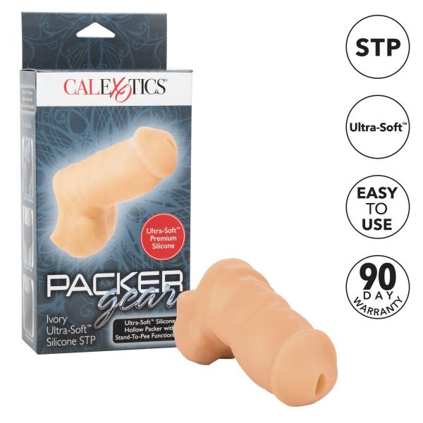 Packer Gear Ultra Soft Beige Stand To Pee Beige Hollow Packer