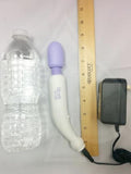 My Mini Miracle Massager Electric 2 Speed 120 Volt 8 Inch - White/Purple