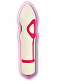 My Private O Massager 2.75 Inch White with Pink Waterproof