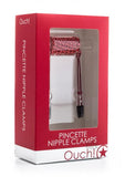 Ouch Pincette Nipple Clamps Red