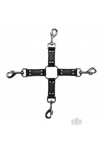 Ouch Pain 4way Hogtie Cross Black