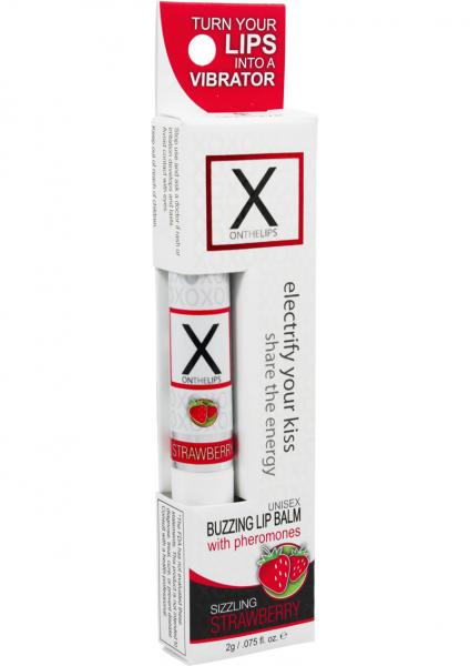 X On The Lips Strawberry Lip Balm