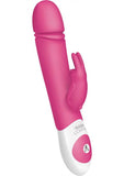 The Thrusting Rabbit Vibrator Hot Pink