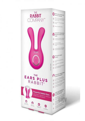 The Ears Plus Rabbit Hot Pink