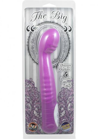 The Big O Silicone Vibrator Waterproof Lavender 8.5 Inch