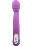The Big O Silicone Vibrator Waterproof Lavender 8.5 Inch