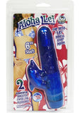 ALAHOA LEI 6 INCH VIBRATOR BLUE WATERPROOF