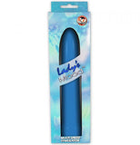 Lady's Mood 7 Inches Plastic Vibrator Blue